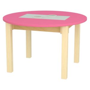 LITTLE DESIGN Rostoucí dětský stolek Barva: tmavě růžová/šedá