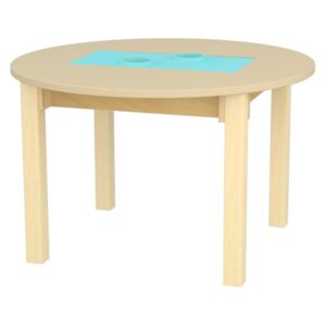 LITTLE DESIGN Rostoucí dětský stolek Barva: světle taupe/světle modrá