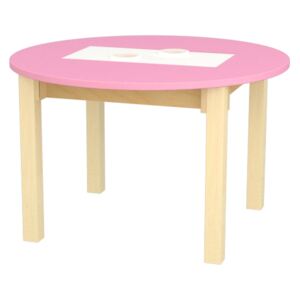 LITTLE DESIGN Rostoucí dětský stolek Barva: růžová/bílá
