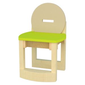 LITTLE DESIGN Rostoucí dětská židlička Barva: světle taupe/světle zelená