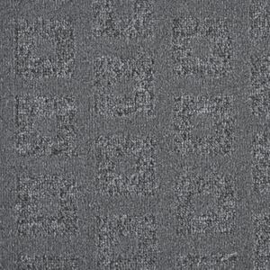 Metrážový koberec bytový Plaza 5392 šedý - šíře 4 m Šíře role: Cena za 1 m2