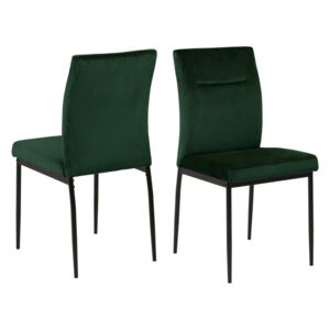 Designová židle Kassandra tmavě zelená