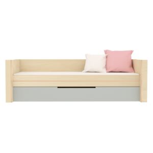 TYP I-P - Dětská postel / Vyšší jednolůžko s výsuvným lůžkem Barva: 3 - šedá