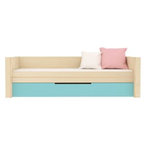 TYP I-P - Dětská postel / Vyšší jednolůžko s výsuvným lůžkem Barva: 7 - světle modrá