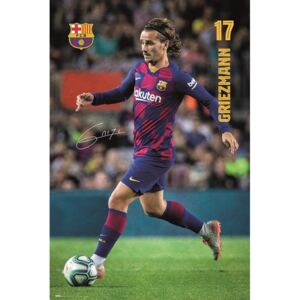 Plakát, Obraz - FC Barcelona - Griezmann 2019/2020, (61 x 91,5 cm)