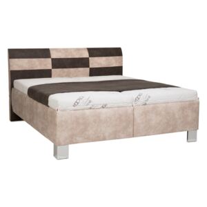 Čalouněná postel s úložným prostorem NEVADA - Pohoda 160x200 s roštem Duoflex, bez matrace