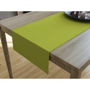 Goldea bavlněný běhoun na stůl - zelený 20x140 cm