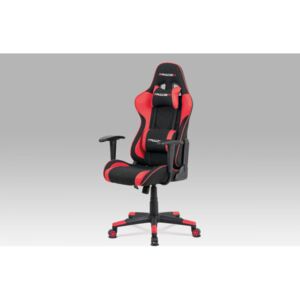 Kancelářská židle KA-V608 RED černá / červená Autronic
