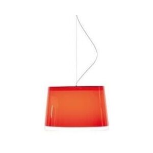 Závěsné světlo Pedrali L001S/BB, 52 cm (Transparentní červená)