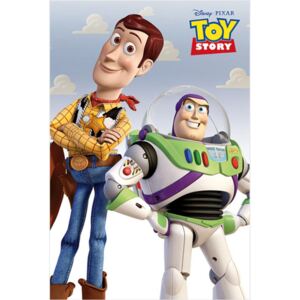 Plakát Disney|Toy Story|Příběh hraček: Woody & Buzz (61 x 91,5 cm)