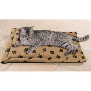 Blancheporte Obdélníková polstrovaná podložka pro psa nebo kočku béžová 90x60 cm