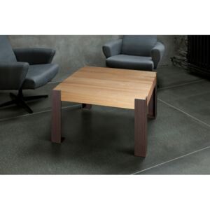 Konferenční stůl Vistoli Loco s použitím dřeva Dub masiv a s ocelovou podnoží ve voskované povrchové úpravě
