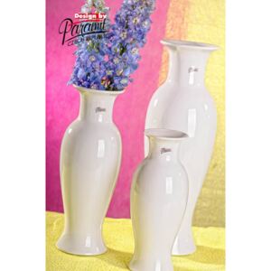 Paramit Amfora váza bílá 25 cm