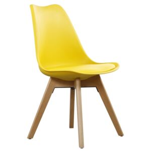 Jídelní židle CROSS II žlutá