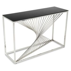Konzolový stolek DekorStyle LAINE stříbrný