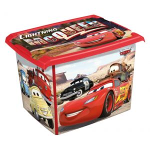 Keeeper Box na hračky Cars 20 l - červená