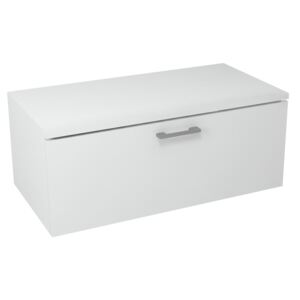 SAPHO - MAKALA skříňka s vrchní deskou 89,5x35x45,2 cm, bílá (ML095)