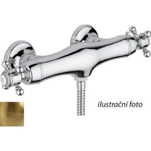 SAPHO - SASSARI nástěnná sprchová termostatická baterie, bronz (LO41255BR) (SR245BR)