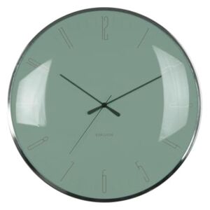 Time for home Zelené nástěnné hodiny Warp
