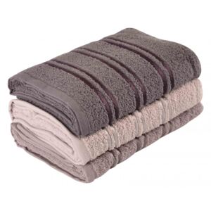 Vesna | Set ručníků Becky 50x90 cm šedý