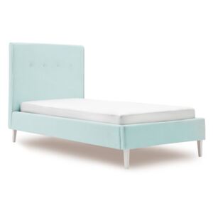 Dětská modrá postel PumPim Mia, 200 x 90 cm
