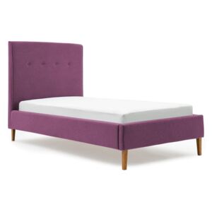 Dětská fialová postel PumPim Noa, 200 x 90 cm