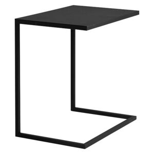 Nordic Design Černý kovový odkládací stolek Volme 60 cm