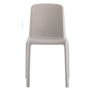 Pedrali Světle šedá plastová jídelní židle Snow 300
