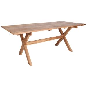 Dřevěný přírodní jídelní stůl Nordic Living Murcia 200 cm