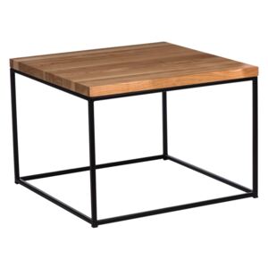 Culty Třešňový konferenční stolek Crate 60x60 s černou podnoží