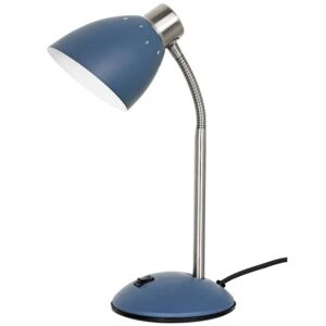 Time for home Modrá kovová stolní lampa Colet