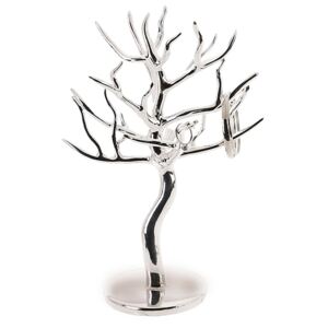 Papillon Stojan na šperky ve tvaru stromku, 31 cm, stříbrná