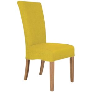 Jídelní židle Roberta, žlutá látka