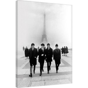 Obraz na plátně The Beatles - Paris, (60 x 80 cm)