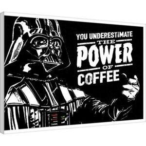 Obraz na plátně Star Wars - The Power Of Coffe, (80 x 60 cm)