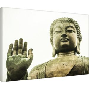 Obraz na plátně Tim Martin - Tian Tan Buddha, Hong Kong, (80 x 60 cm)