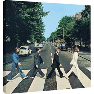 Obraz na plátně The Beatles - Abbey Road, (60 x 80 cm)
