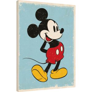 Obraz na plátně Myšák Mickey (Mickey Mouse) - Retro, (60 x 80 cm)