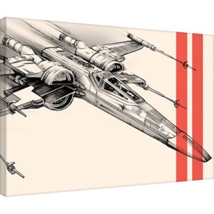 Obraz na plátně Star Wars VII: Síla se probouzí - Captain Phasma Tri, (80 x 60 cm)
