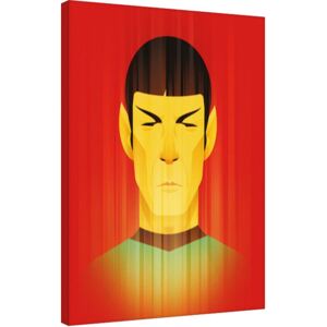 Obraz na plátně Star Trek: Beaming Spock - 50th Anniversary, (60 x 80 cm)