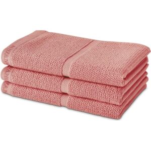 Růžový bavlněný ručník Aquanova Adagio, 30 x 50 cm