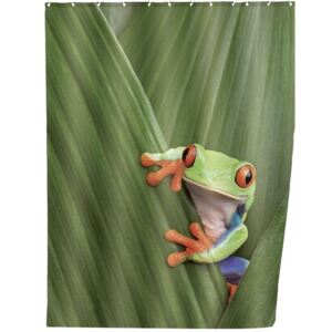 Sprchový závěs, textilní, Frog, 180x200 cm, WENKO