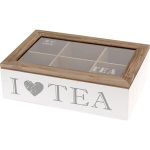 Dřevěný box na čaj - kazeta na čaj