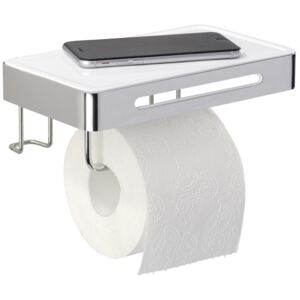 Držák na toaletní papír PREMIUM PLUS s poličkou - 2 v 1, WENKO
