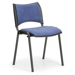 Konferenční židle SMART - černé nohy modrá