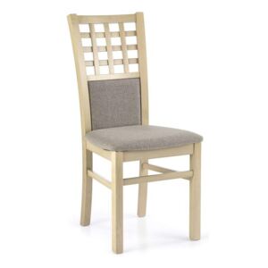 GERARD3 židle dub Sonoma / Polstrování: Inari 23, Sedák s čalouněním, Nohy: buk, dřevo, barva: šedá, bez područek dub sonoma
