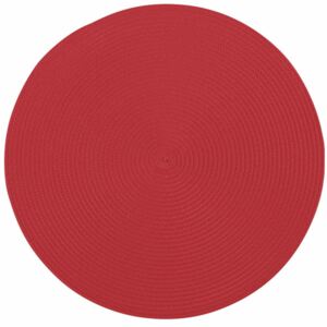 Červené kulaté prostírání Tiseco Home Studio Round, ø 38 cm