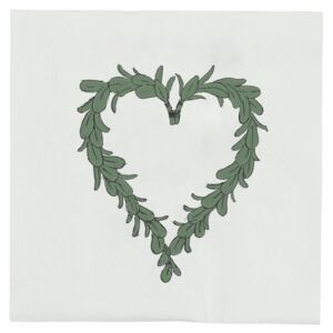 Papírové ubrousky Mistletoe heart