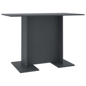 Jídelní stůl Orleans - šedý - dřevotříska | 110x60x75 cm