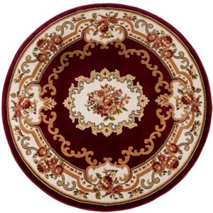Flair Rugs koberce Kusový koberec Sincerity Royale Dynasty Red kruh - 133x133 (průměr) kruh cm